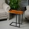 Living Room  Metal Stand 58cm Height Solid Wood Chairside Table